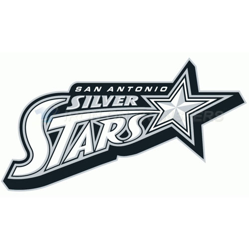 San Antonio Silver Stars Iron-on Stickers (Heat Transfers)NO.8579